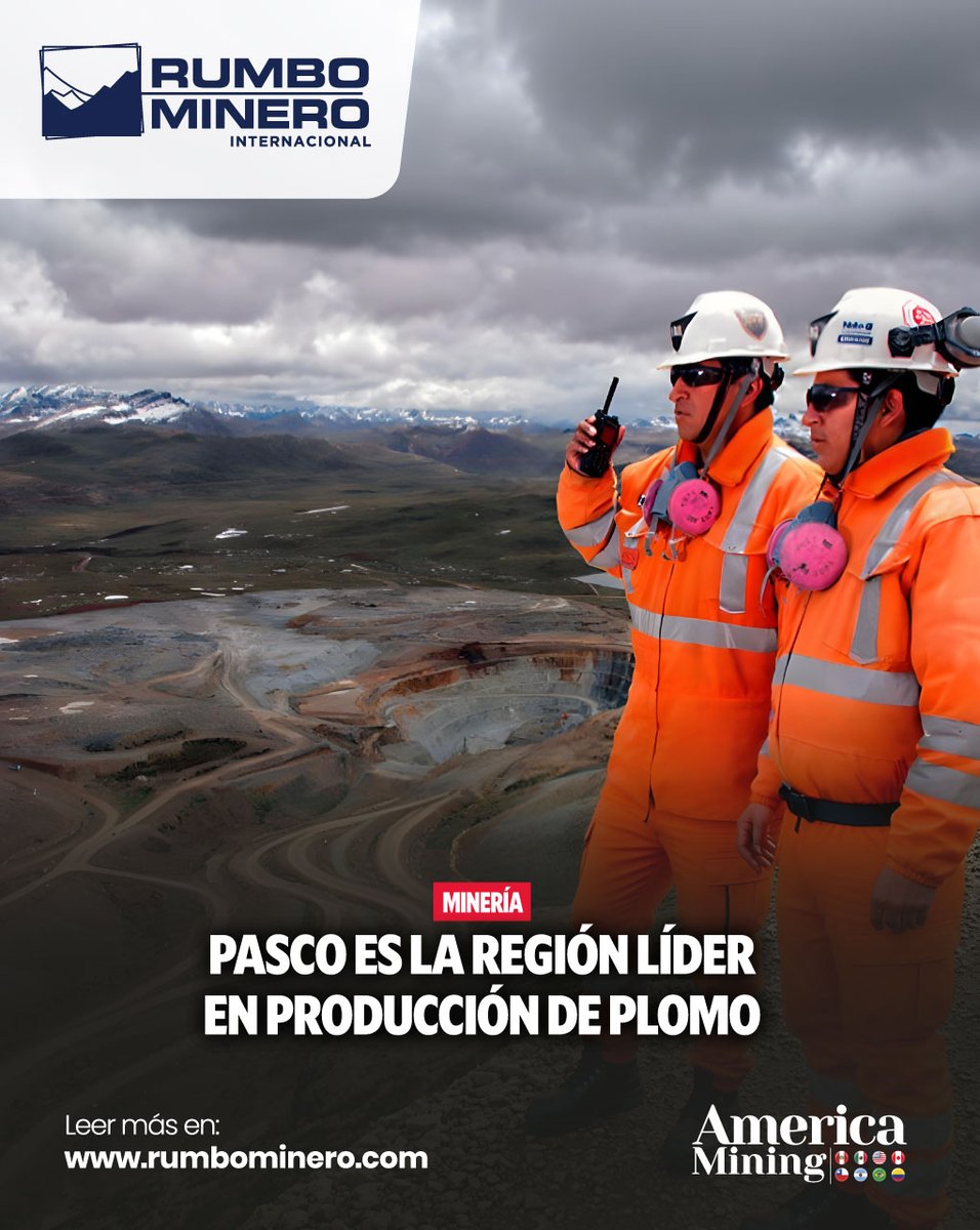 rumbominero's tweet image. ⛏️ Perú produjo 43,514 TMF de plomo en primer bimestre del 2026.

🏆 Cía. de Minas Buenaventura lidera

👉 t1p.de/6qeim

#Plomo #Minería #Perú #Producción #Buenaventura