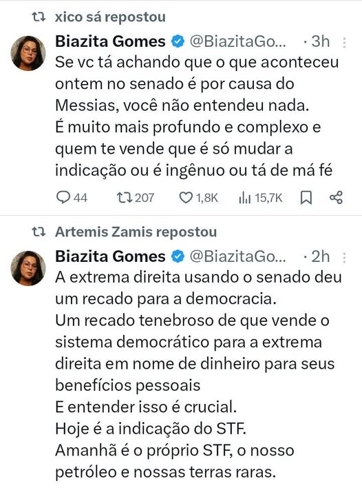 Xico Sá repostou, e eu também!