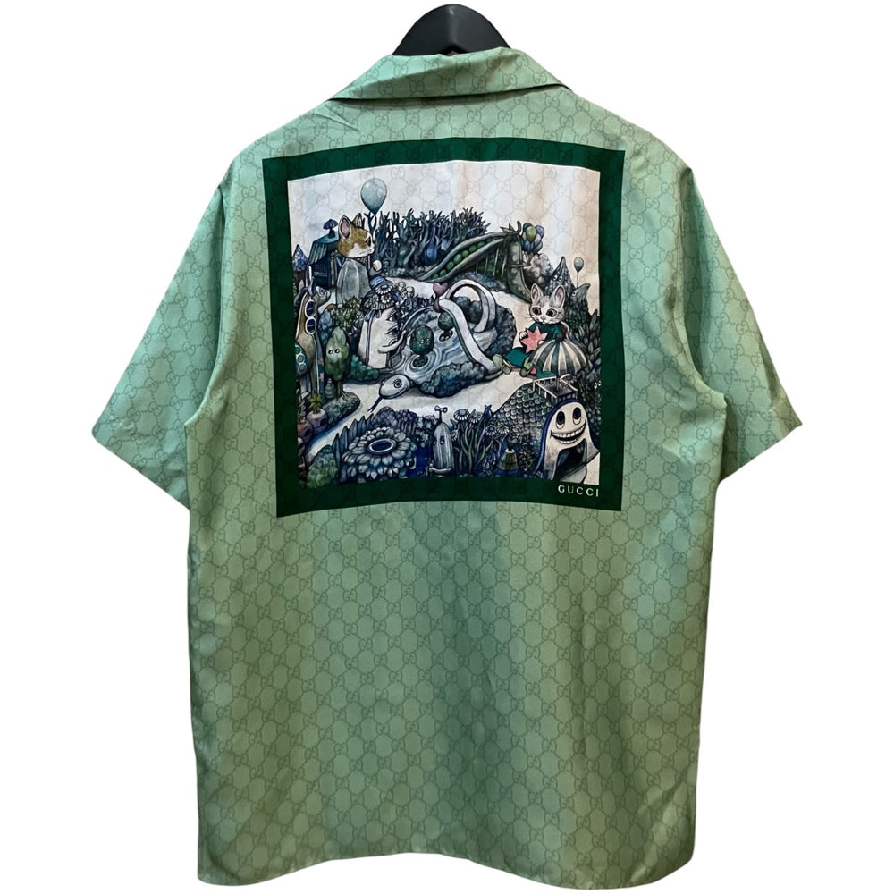 Seokjin is wearing the GUCCI x Higuchi Yuko Silk Twill as his sleep wear 🥹
