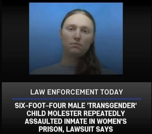 SaltyGoat17's tweet photo. Mozzy Clark was repeatedly sexually assaulted by her cellmate, Christopher Scott Williams (a 6'4" biologically male inmate), at the Washington Corrections Center for Women

So NO we don't want them parading half naked in front of our damn kids!!! https://t.co/XJmv3u2yci