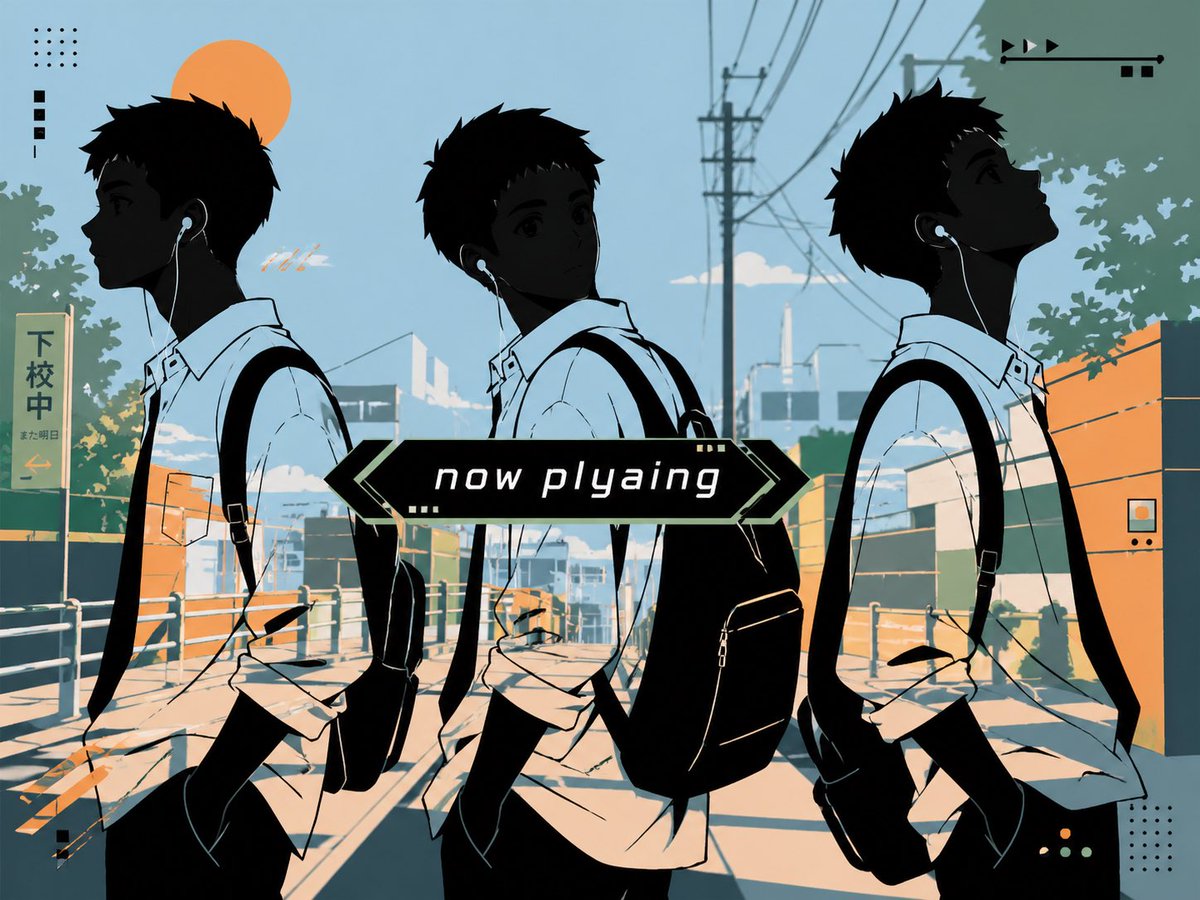 Anime Now Playing School Street Poster