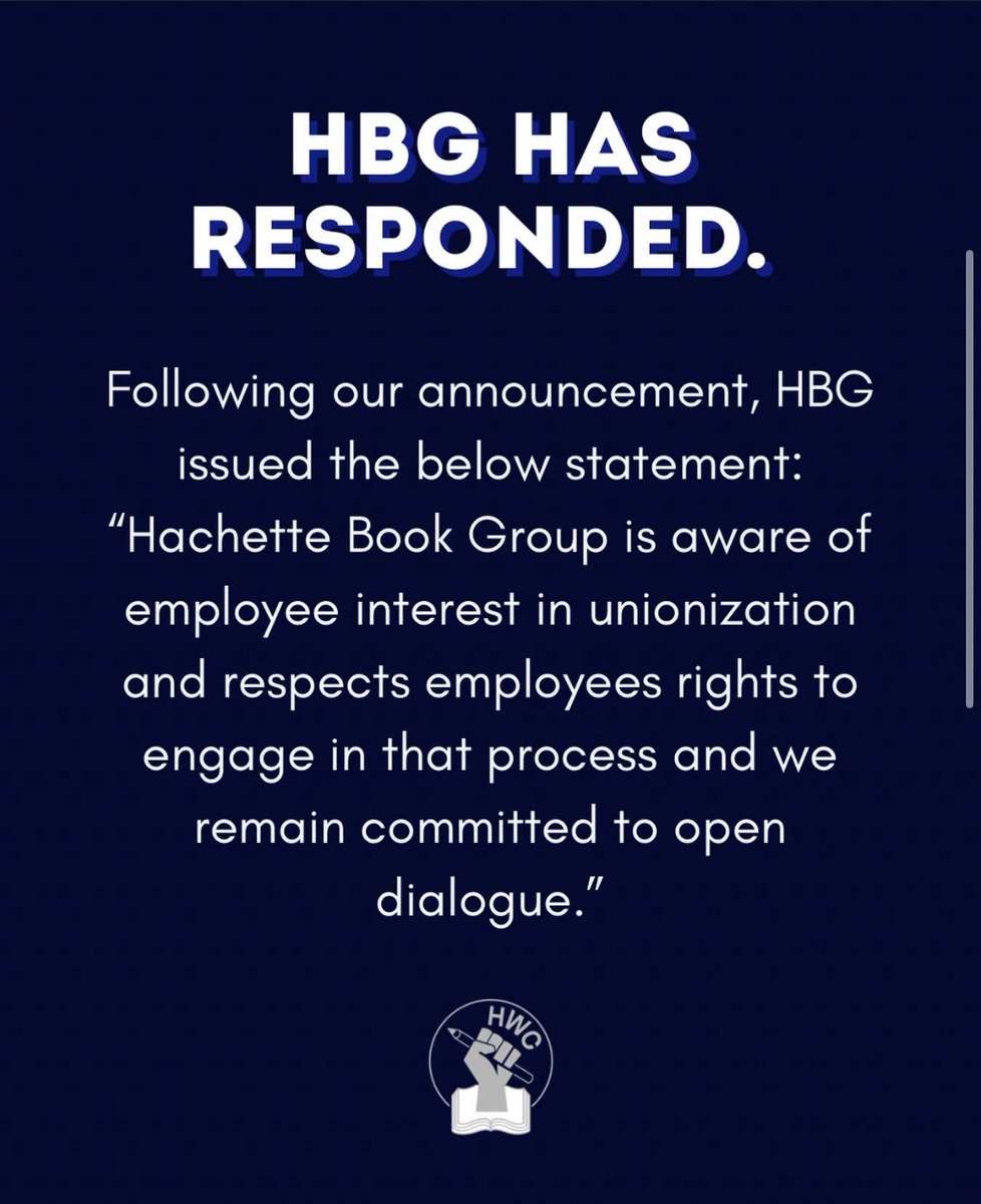 Hachette Workers Coalition tweet media