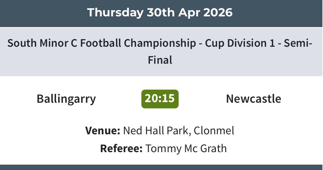 Ballingarry G.A.A tweet media