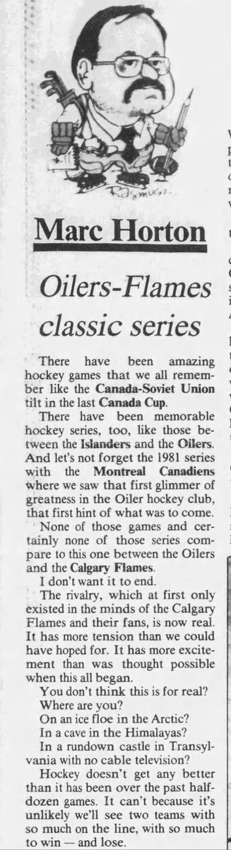 1986 Oilers Day by Day tweet media