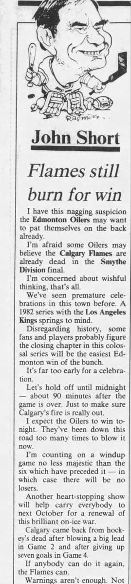 1986 Oilers Day by Day tweet media