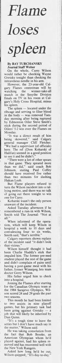 1986 Oilers Day by Day tweet media
