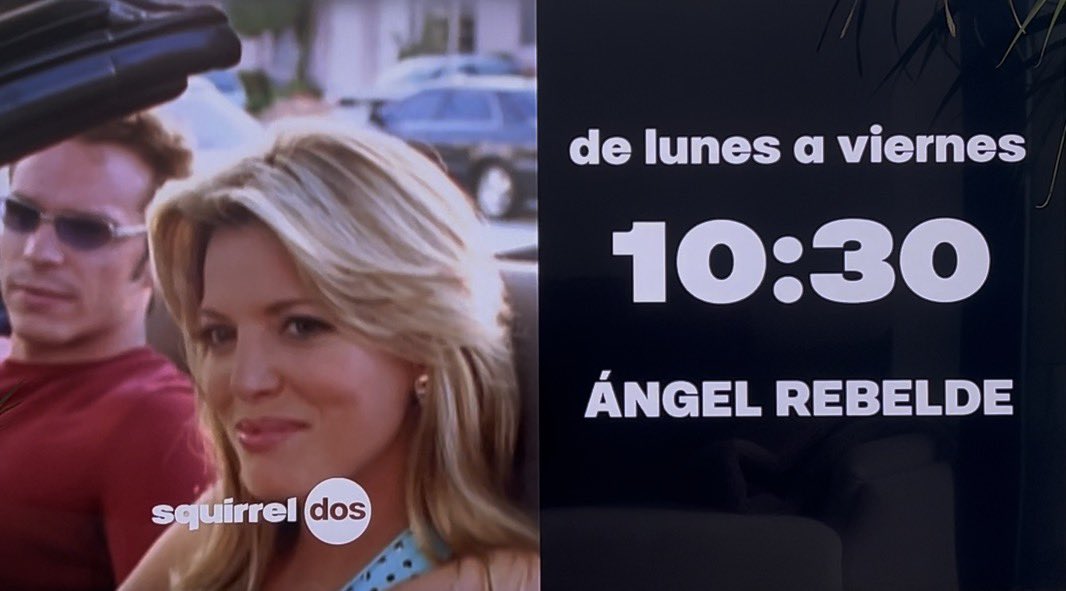 Donalaviude's tweet photo. #AngelRebelde de lunes a viernes a las 10:30 en @SquirrelDosTV https://t.co/dkLJtgP4m9