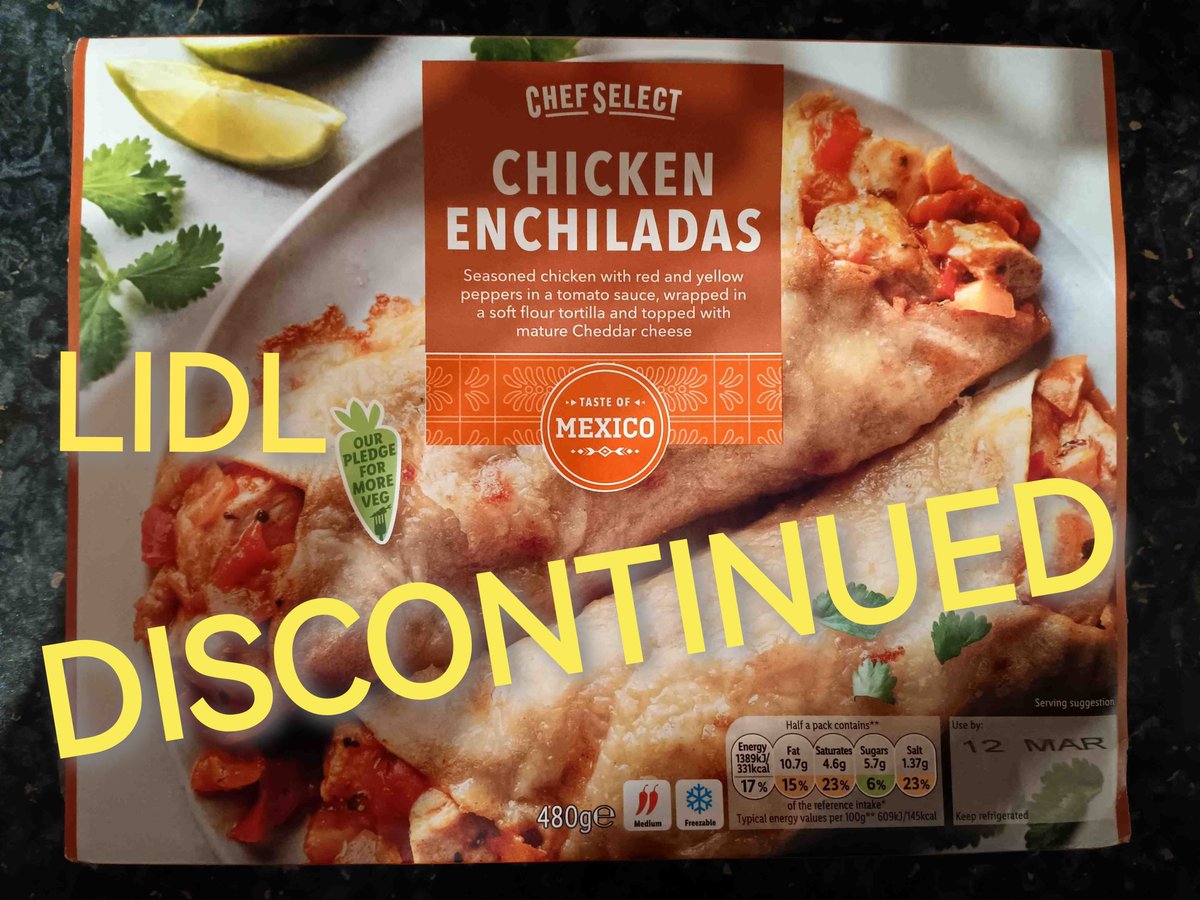DoktorWatson's tweet image. Food Mystery.... ✨🔮
Why did every supermarket discontinue Mexican food last year?
All own brand Chicken Enchiladas &amp;amp; Beef Burritos have disappeared from #Lidl #Sainsburys #Tesco #Marks, etc.
Where have all the enchiladas gone?! 😭 🌯😭🌯😭🌯😭
@tesco @LidlGB @sainsburys
