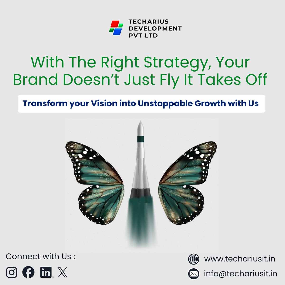 Techarius_ltd's tweet image. With the right strategy, your brand doesn’t just grow — it takes off!

#Techarius #DigitalGrowth #BrandStrategy #BusinessGrowth #StartupSuccess #MarketingStrategy #WebDevelopment #AppDevelopment #Innovation #GrowYourBusiness #DigitalTransformation #EntrepreneurLife