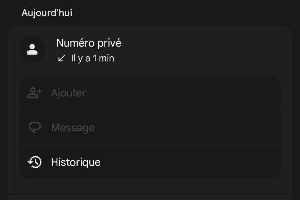 Lucifer83666's tweet image. Les #Spam appellent maintenant en numéro privé, impossible de bloquer où signaler le numéro de téléphone.
@gouvernementFR