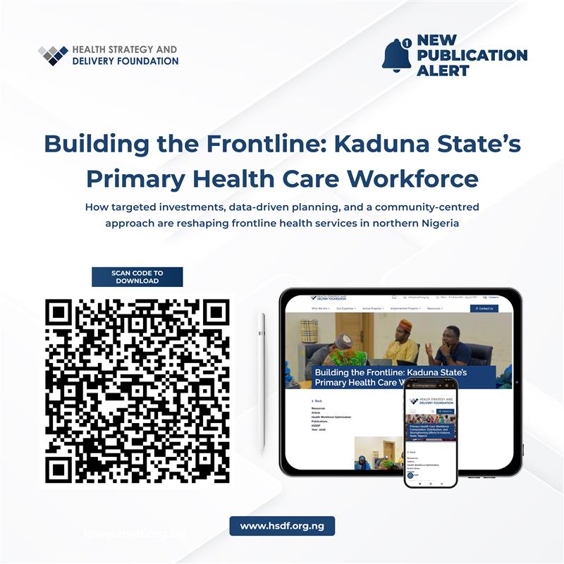 HSDF_NG's tweet image. Kaduna State is strengthening its PHC workforce with a data-driven, merit-based approach now supporting 4,654 health workers across 23 LGAs.

Our latest brief shares how it was done and what other states can learn.

Read more: hsdf.org.ng/building-the-f…

#KadunaState #UHC