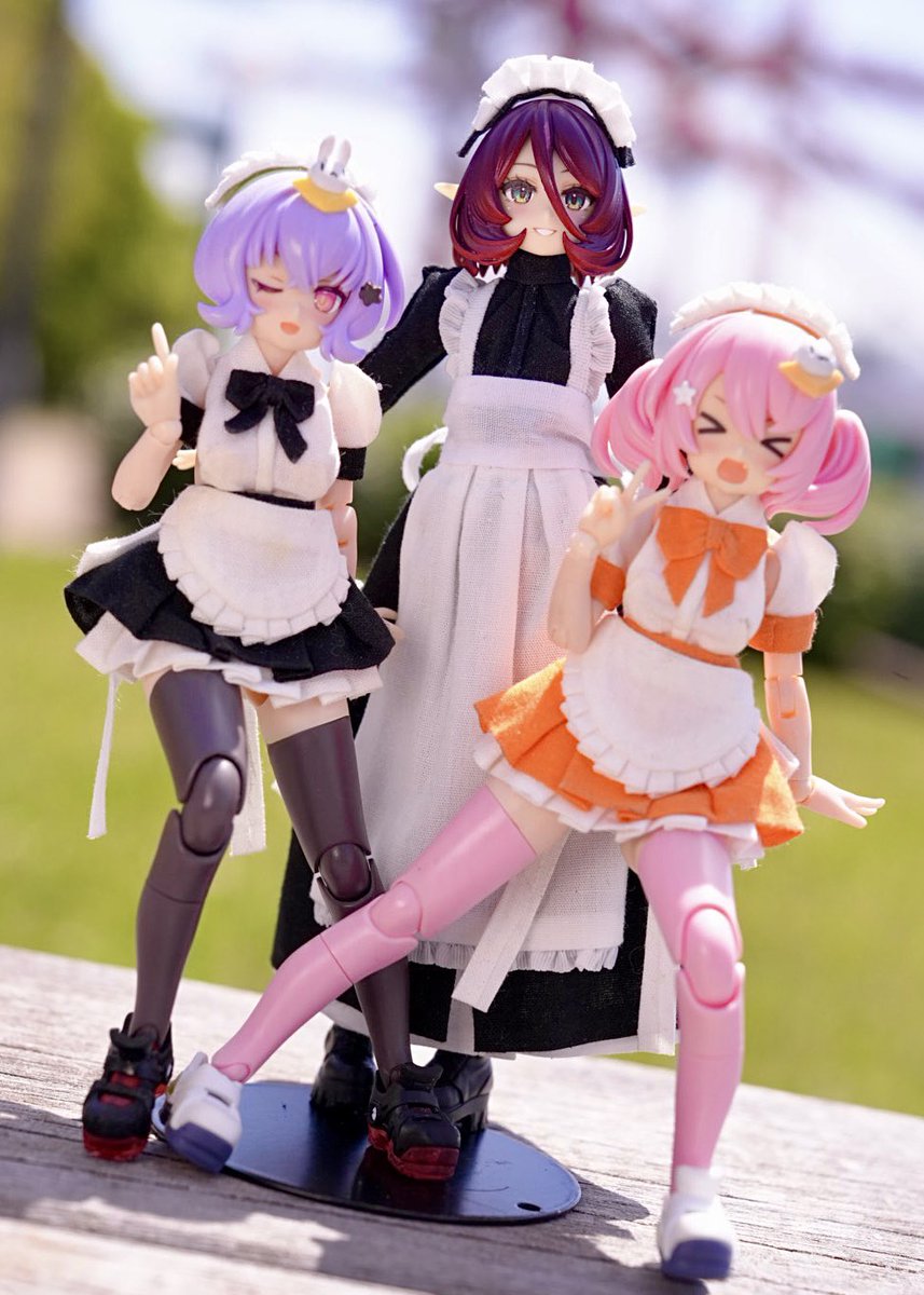 あざとい堂 メイド服ver.2.1 メガミデバイス メイド=サン #おしゃミ #あざとい堂 #hyena #メガミデバイス #プニモフ