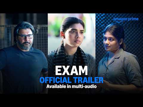 mayirepochu1's tweet image. TRAILER OUT NOW.
#Exam Scam.

@PushkarGayatri 
@wallwatcherfilm
Written &amp;amp; Dir 
by
@SarkunamDir
#ExamOnPrime, 
New Series, May 15 only on
@PrimeVideoIN

@Padmak131
@officialdushara 
@AditiBalan 
@ivasuuu
#Abbas #Narenmani
@im_gowthamoffl
@Guha248
@AAmarenthiran 
@ARichardkevin