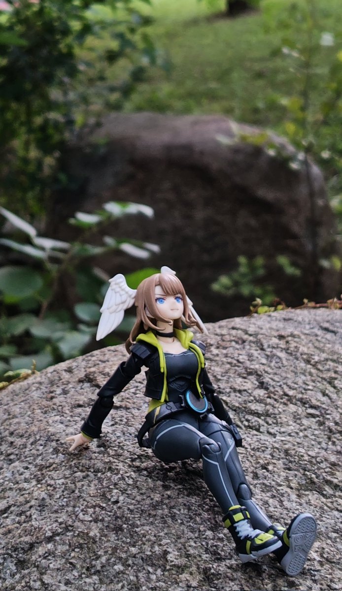 去年の夏頃に撮ってたやつ Figmaユーニちゃん、よく動くしかわいいので