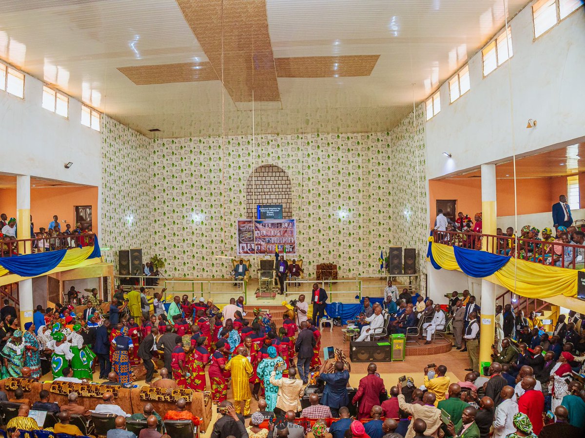 GovAgbuKefas's tweet photo. I attended the Mid-19th General Church Council meeting of the Mambilla Baptist Convention, Nigeria, MBCN, held in Gembu today. 

As a guest speaker who also served as the Special Guest of Honour, I joined church leaders and members gathered for fellowship and deliberations on the progress and challenges facing the church. 

My sermon was on the theme “Renewing the Mind for Divine Intervention,” drawing from Philippians 4:8. 

There should be a renewed mindset toward leadership, family, government, and faith in God, as these are key in attracting divine mercy, progress, peace, and unity. The world is filled with negative influences; I urged believers to cultivate the habit of positive thinking. 

The GCC meeting of the Mambilla Baptist Convention, Nigeria MBCN, is designed to strengthen unity among Church leaders while providing a platform to review achievements and address pressing concerns within the convention.

#MovingForward