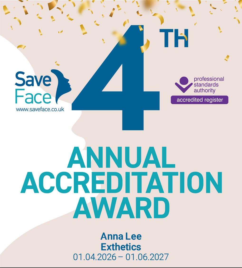 SaveFaceUK's tweet image. A big thank you to Anna Lee of EXthetics for renewing her Save Face accreditation for the 4th year running. Explore her accredited clinic here: buff.ly/MLQXsgZ? 
#FourthYear #Exeter #SaveFace #SafePractice #StaySafe #Injectables #Aesthetics #AntiWrinkle #DermalFiller