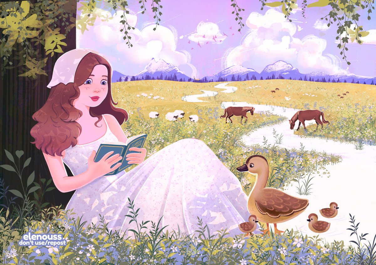elenousss's tweet photo. Spring! 🌱🦆🐴🪻 https://t.co/yI7fUvkCLj