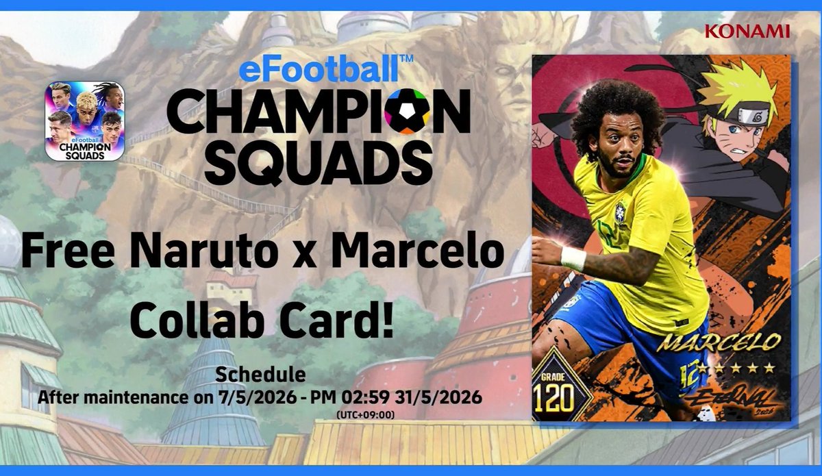 NarutoLegacyBR's tweet image. O evento de colaboração de "Naruto Shippuden" e "Efootball" estará disponível entre os dias 30/04 a 14/05.

#Naruto
#Efootball