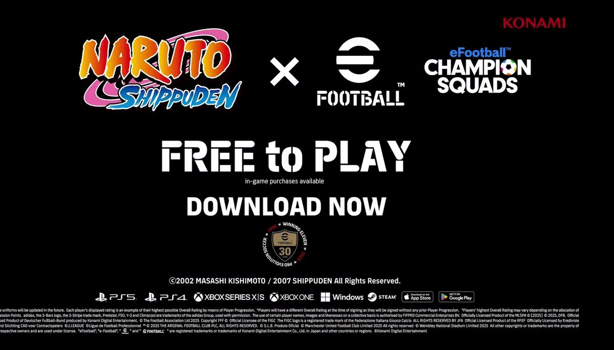 NarutoLegacyBR's tweet image. O evento de colaboração de "Naruto Shippuden" e "Efootball" estará disponível entre os dias 30/04 a 14/05.

#Naruto
#Efootball