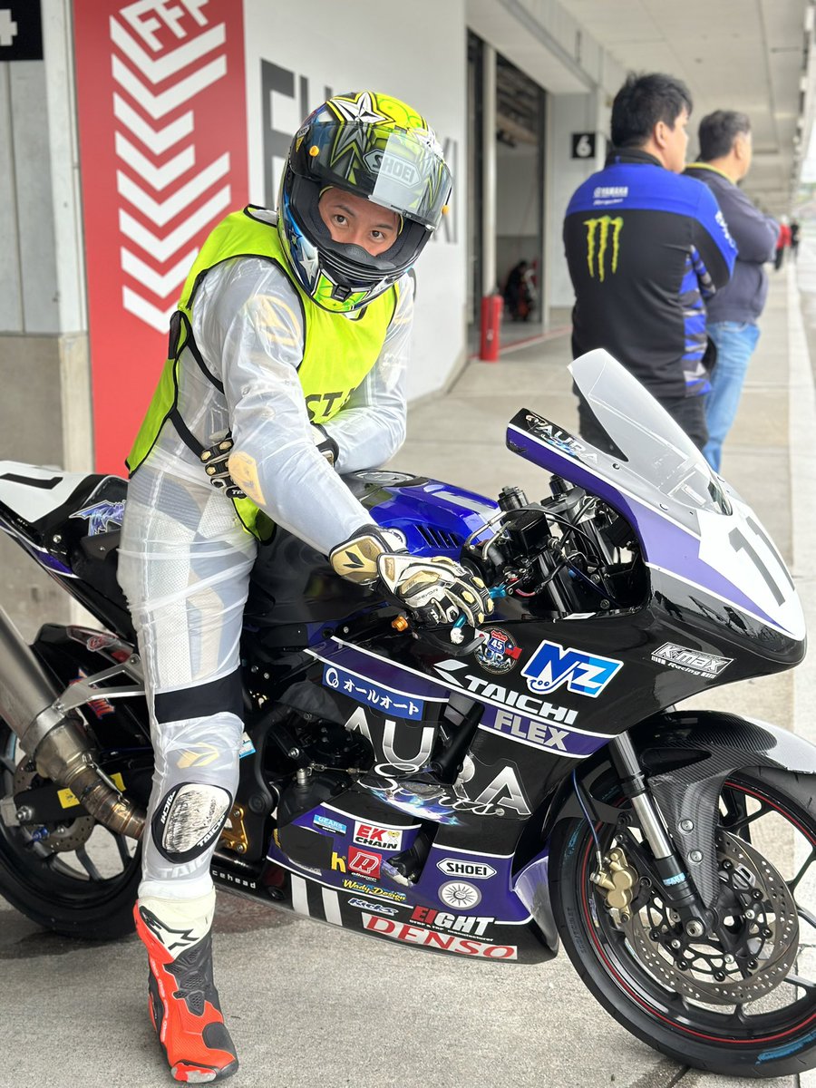 AURASPORTS_2024's tweet photo. ライセンス不要の鈴鹿サーキットフルコース走行会お疲れさまでした! #鈴木孝志 と #中川空嶺 がレース車両でグループ先導させて頂きました。
ウエットコンディションでしたが、その中でも皆様の気付きがあれば幸いです🙌
#kmax https://t.co/oQCwWGj5Dl