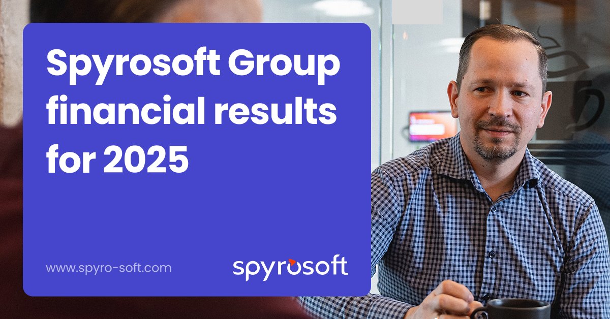 spyrosoft's tweet image. Spyrosoft Group presents its 2025 #financialresults.

Over the past year, we've achieved growth across all key financial indicators and met our 2025 financial targets:
- #revenue amounted to PLN 601.3 million (+29.2% y/y)
- #EBITDA of PLN 72.1 million (+26.8% y/y).

The Spyrosoft