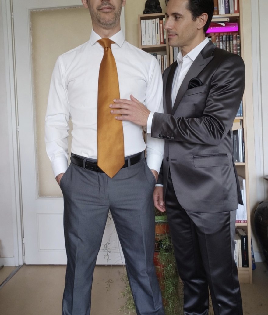 French man suited tweet media