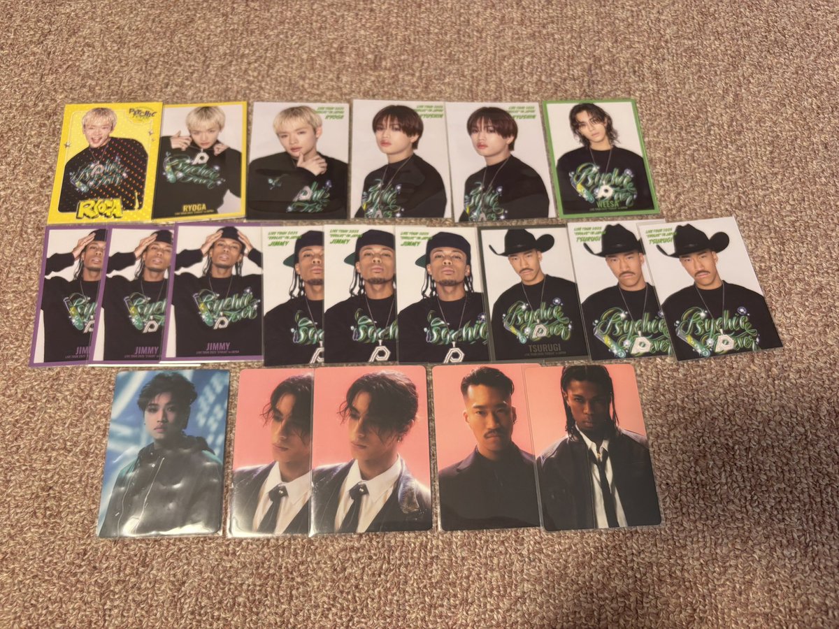 Hmhh08's tweet photo. PSYCHICFEVER サイキックフィーバー サイフィ
THE ROOTS 交換 サイキ トレカ カプセル ガチャ

譲)中西涼雅 半田龍臣 WEESA 剣 JIMMY 小波津志

求)渡邉廉or 買取

シクレはシクレ同士での交換のみ

郵送 又は
リリイベ広島(5/9)手渡し https://t.co/0B1CHK3Tua