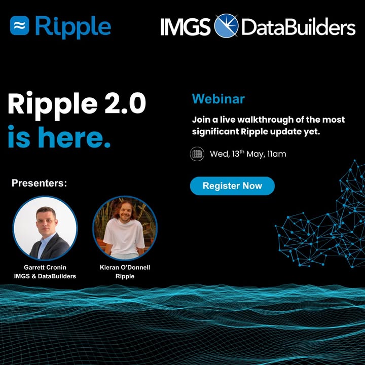 IMGS_Ireland's tweet photo. Ripple 2.0 is here.

Join us for a live walkthrough of the biggest update yet, a new way for GIS administrators to discover, understand, &amp; monitor their platforms: https://t.co/36M8RKGOa5 

📅 13 May | 11:00 AM
🎙️ Garrett Cronin &amp; Kieran O’Donnell 

#ArcGIS #FME@Safe Software https://t.co/cbdfcYAfMg