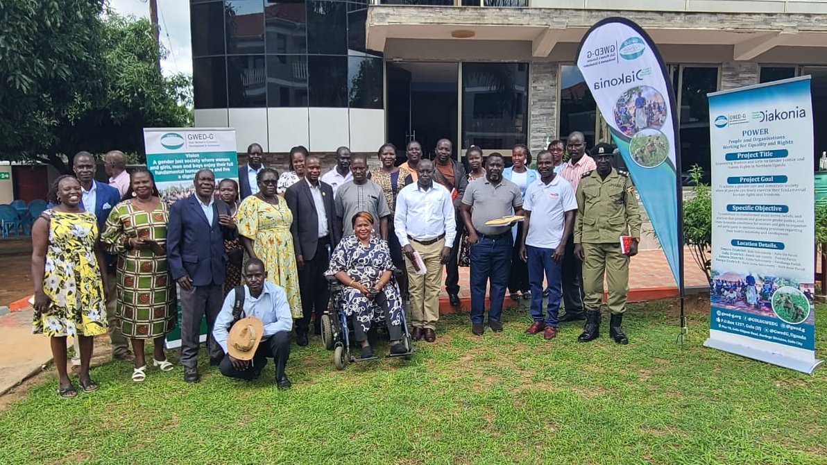 GWEDGUga's tweet photo. GWED-G is thrilled to launch a 5-year POWER Project Funded by Diakonia Sweden.The inception meeting  onboarded stakeholders including; CSOs, RDCs,District technical staffs and elected leaders  from Gulu,Amuru,Nwoya and Omoro District. 
@DiakoniaUganda @AngwechPamela @followers https://t.co/5Fimez2GfD