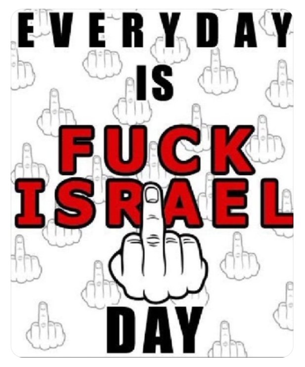 fuck israHELL 🇮🇱🐷💩 tweet media