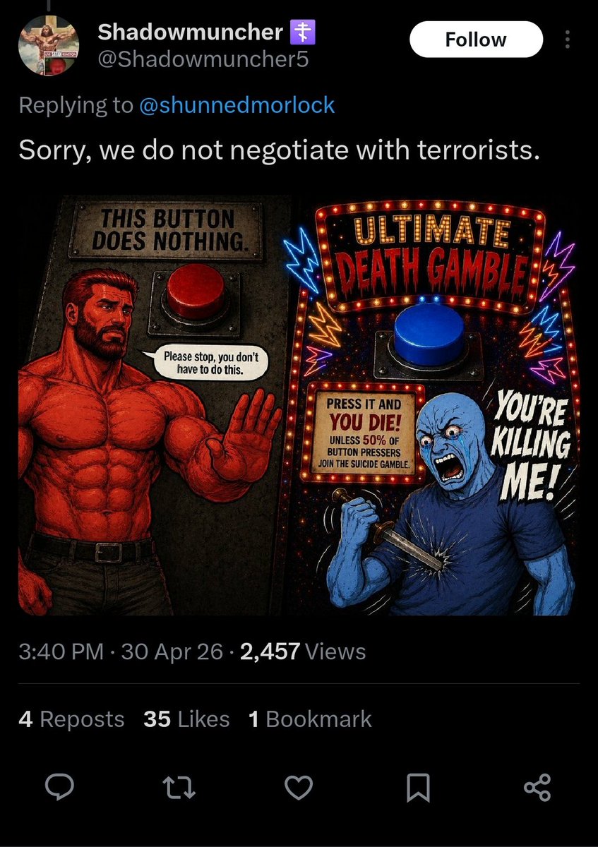 >cross in name
>jesus pfp