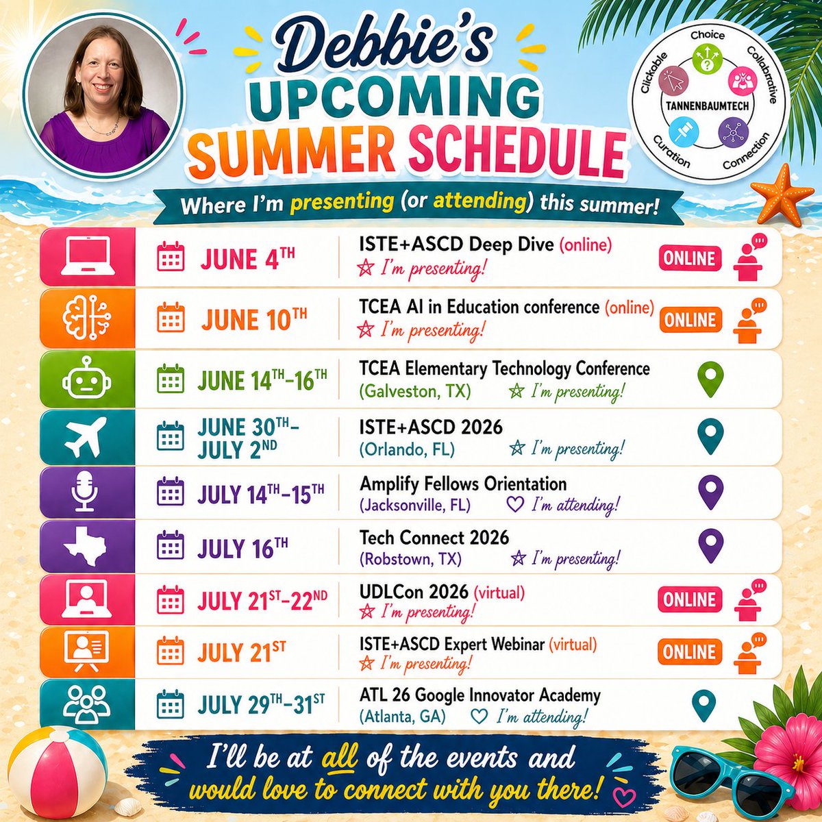 Debbie Tannenbaum #strengthen 🔜 #tcea2026 tweet media