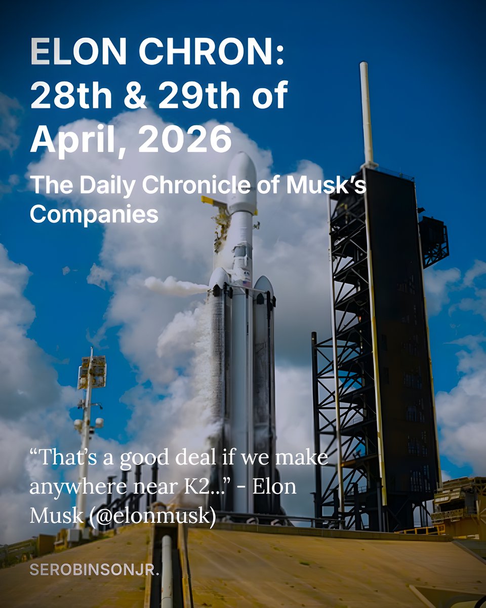 SERobinsonJr's tweet image. As I work on today's EC, get in the LOOP and check out yesterday's news.

- SpaceX Terafab Solar Factory under construction!

- Tesla produces first Semi on high volume line!

- Cheer up sad cows with Starlink?

Plus much more! Subscribe on X to support the EC!