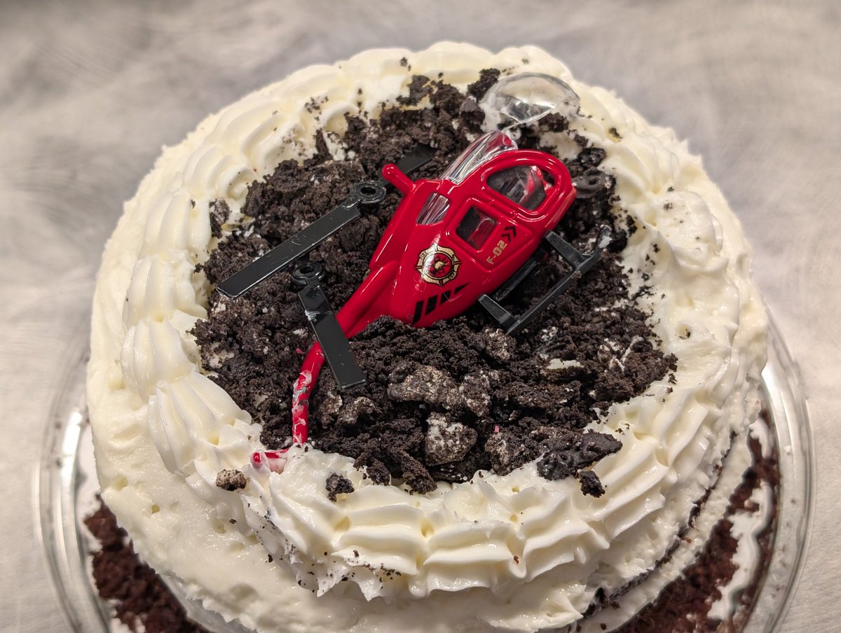 nubpher's tweet photo. Happy #TommyCake Thursday! Are we ready for the penultimate episode of season 9 tonight!?!? #crashthathelicopter #TommyNDE #bucktommymaxxing #GoForKinard #AndForYou https://t.co/K4p64qFu1I