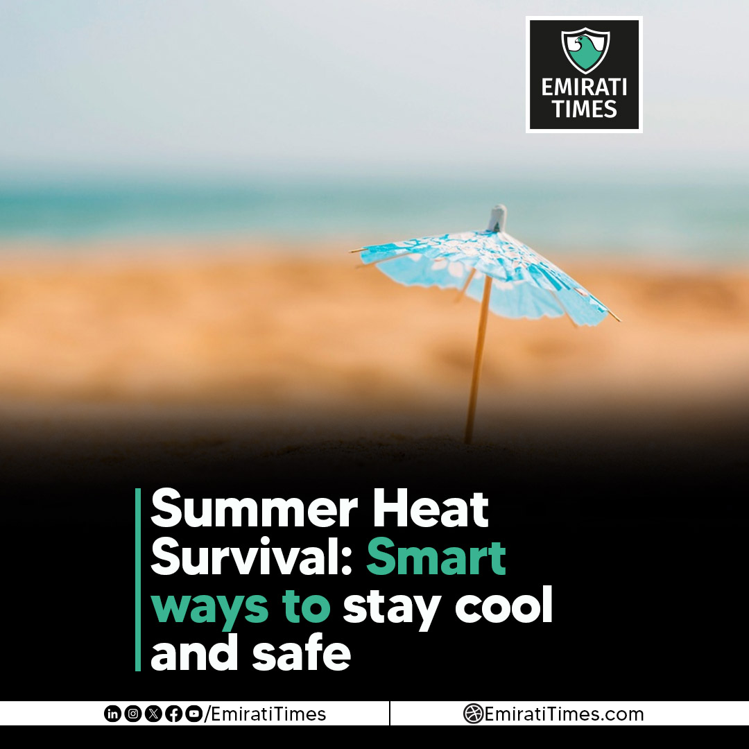 EmiratiTimes's tweet image. Summer safety tips to stay cool and hydrated with expert do’s and don’ts to prevent heat exhaustion and heatstroke during high temperatures.
emiratitimes.com/how-to-stay-co…

#SummerSeason #HeatSafety #StayCool #Hydration #Heatstroke #HeatExhaustion #SummerHealth #SevereWeather
@WHO