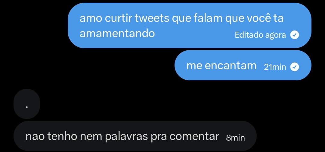 Ele não entende. 😔