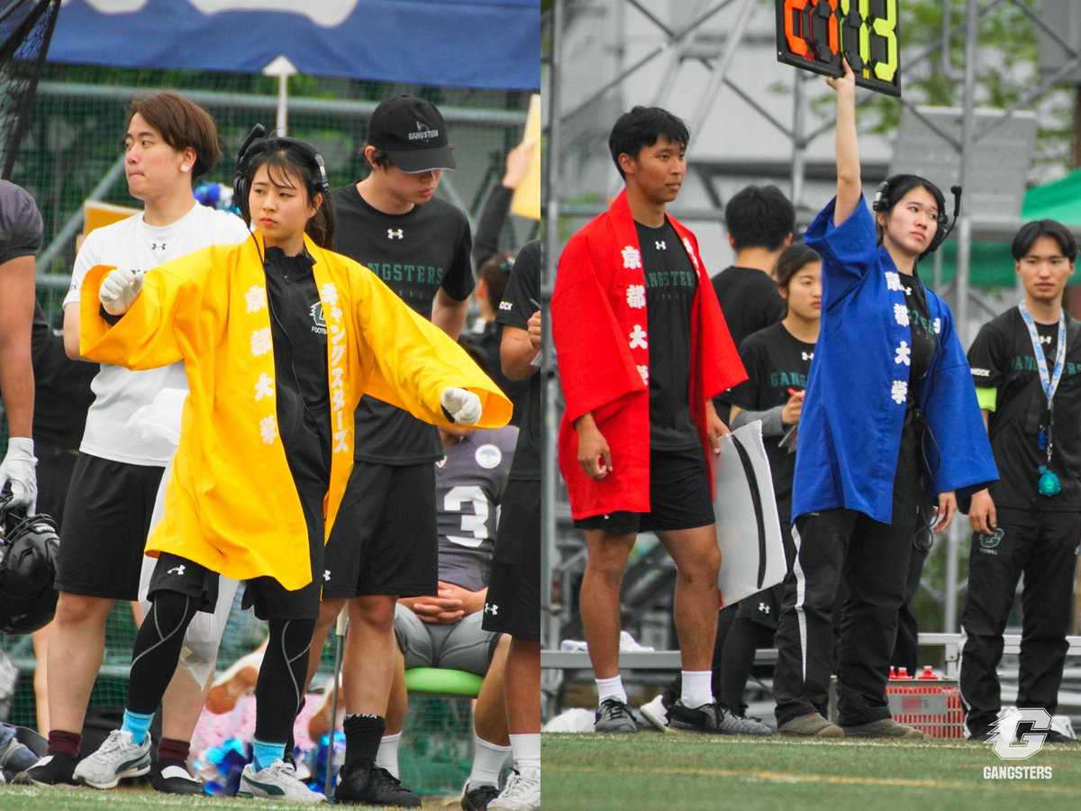 KyotoU_Football's tweet photo. 【シグナラー法被】
弊部OBであり、京ごふく宮下を営まれる宮下様より、シグナル(サイン出し)用の特製法被3着をご寄贈いただきました。
#Happi #Kyoto #AmericanFootball #JapaneseCulture #FujinomoriShrine #Tradition #HandDyed #JapanFootball #VisitKyoto #EastMeetsWest #Football #Kyoto https://t.co/TcVPwFasfE
