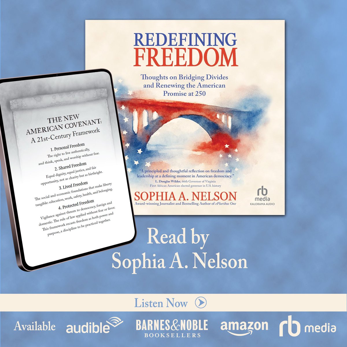 IAmSophiaNelson's tweet image. Good morning! Wonderful news with my new book, "Redefining Freedom" after just two day of release it's a best-seller in audio, ebook and hardcover. Top 150 books @amazon in history, politics &amp;amp; government, political science. #Books #America250 #RedefiningFreedom