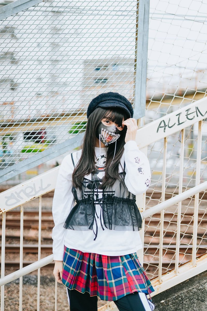 minami_taya's tweet photo. 大変かわいいです、インスタのほうもみてね...✴︎

photo▷ @oshiagedayo 
Mask▷ @oomiya_koubou https://t.co/jEHBoKoIsJ