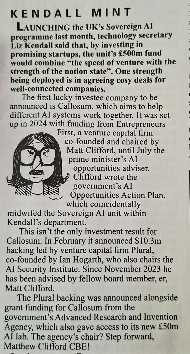 JakeMUFCSceptic's tweet image. Wonder where Liz Kendall will go after government? @afneil #privateeye