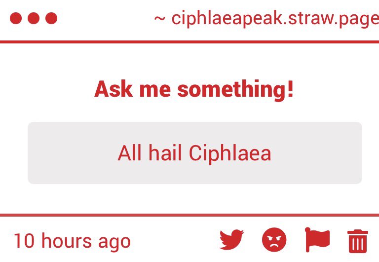 Days since ciphlaea was last called a proship tweet media