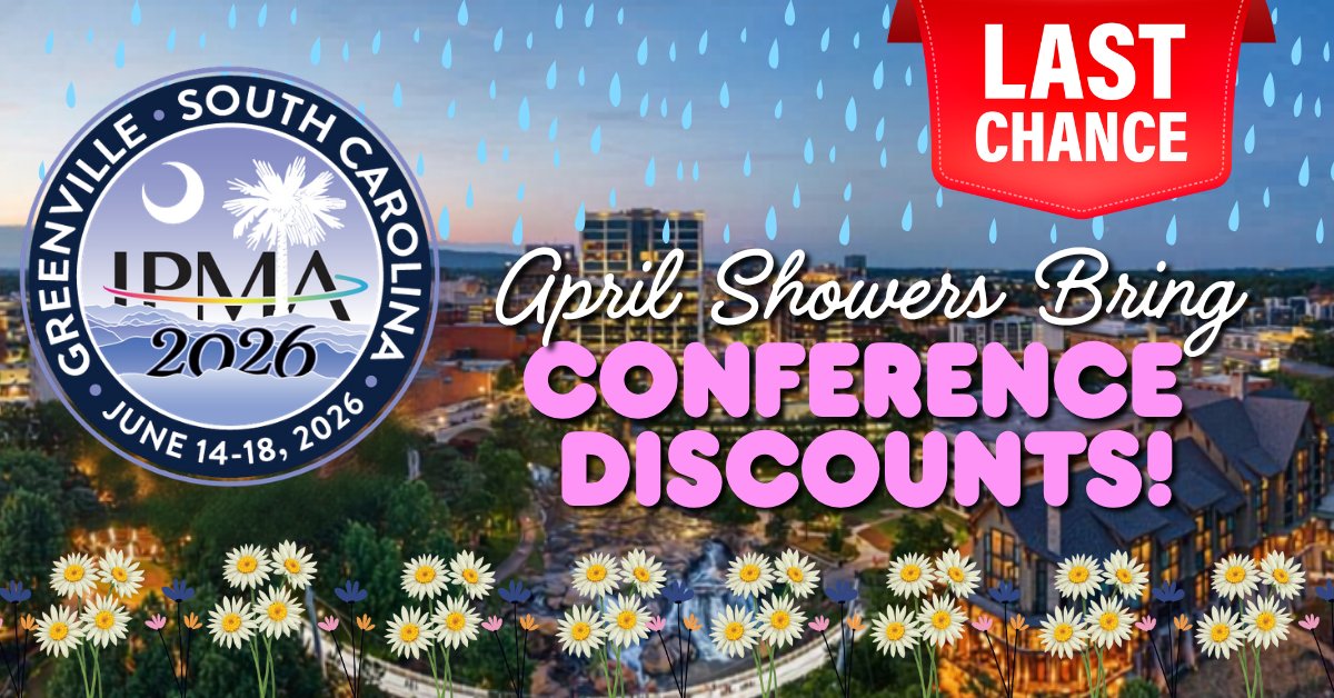 IPMAHQ's tweet photo. Today is the final day for the IPMA 2026 April Showers special. Register today and receive $100 off your registration. 

IPMA 2026 information: https://t.co/x55ucGZMy0 

Registration: https://t.co/yEmK1J6yKG 

#inplant #ipma2026 #conference #print #mail https://t.co/C1CRuVPcjj
