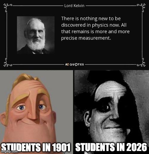 ThePhysicsMemes's tweet image. Lord Kelvin meme #laboratory