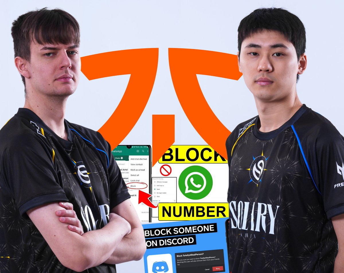 SolaryTV's tweet photo. 🚨 [BREAKING]: Fnatic 🇪🇺 has said YES to Zicssi 🇫🇷 and Piero 🇰🇷

The problem is that Zicssi and Piero asked them to stop contacting them. #LEC #LFL #Pay https://t.co/F7eVY2KGAF