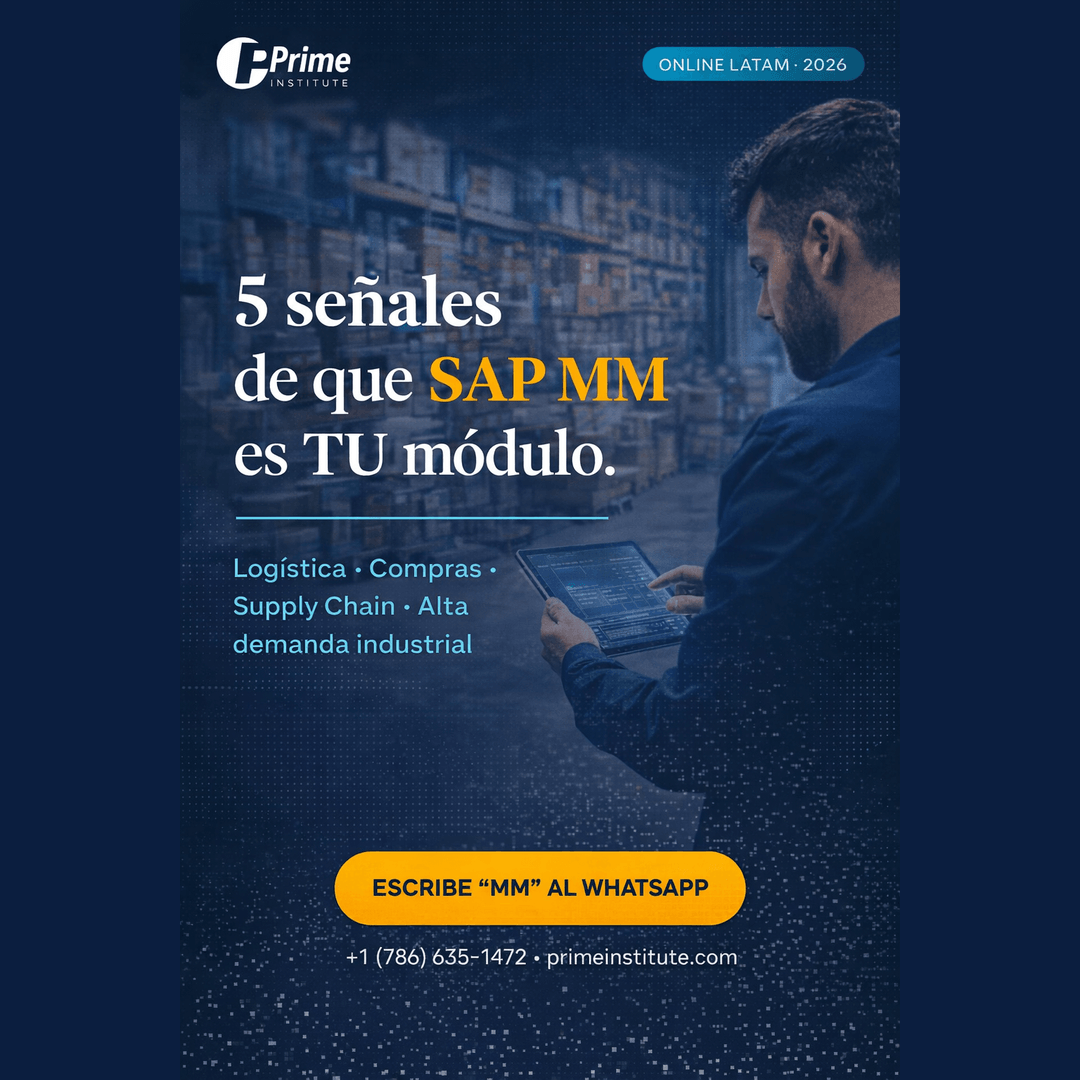 primeinstitute_'s tweet photo. ¿Vienes de logística, compras o supply chain? SAP MM puede ser tu módulo ideal.

📲 "MM" al WhatsApp +1 (786) 635-1472
#SAP #ConsultorSAP #SAPLATAM https://t.co/MQgSymUcPO