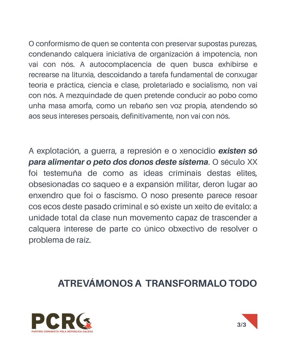 PCRG - Partido Comunista pola República Galega tweet media