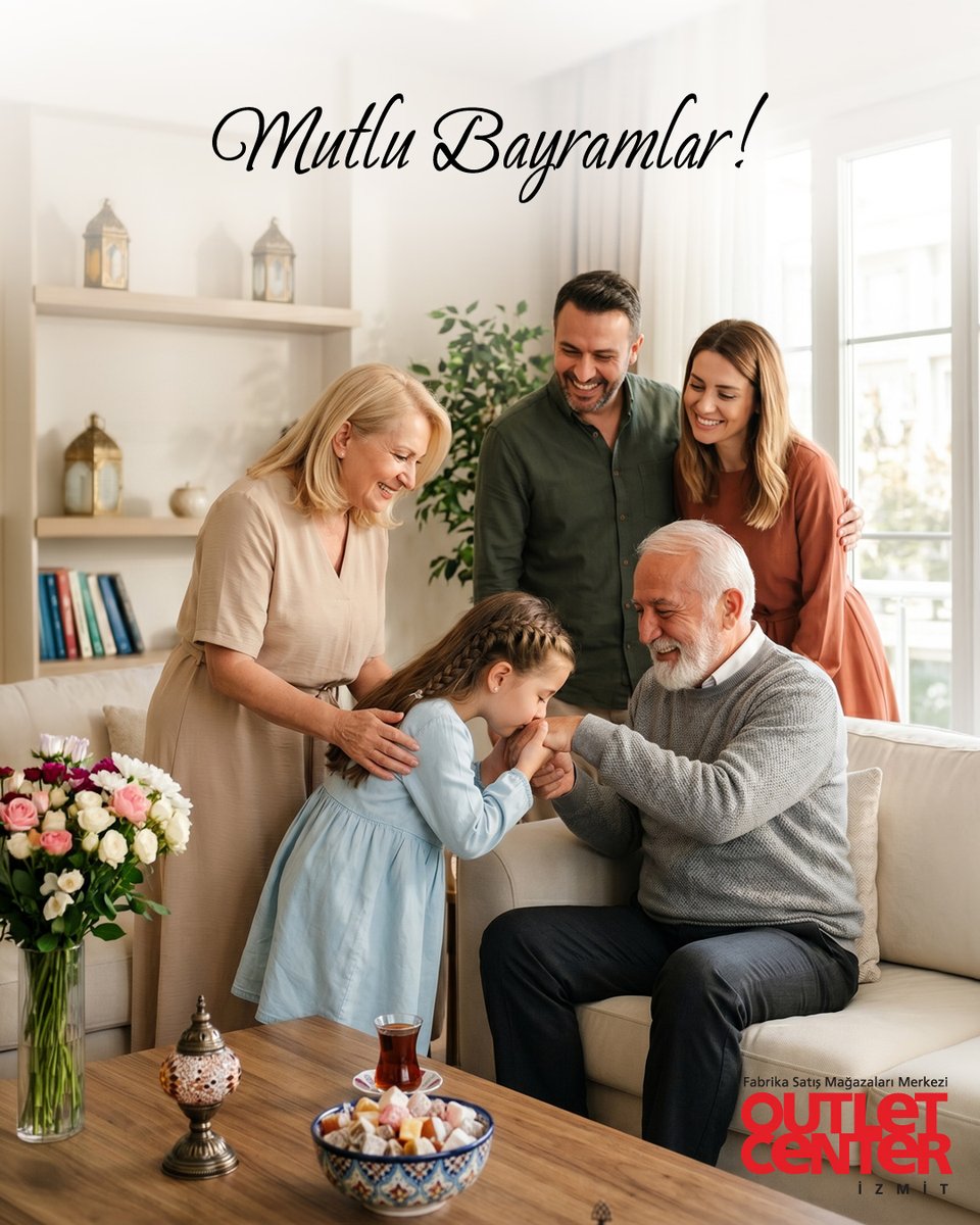 IzmitOutlet's tweet photo. Paylaşım Metni:
Aileniz ve sevdiklerinizle bir arada olacağınız, her anı mutluluk dolu bir bayram geçirmeniz dileğiyle… İyi bayramlar! ✨  ✨
#OutletCenterİzmit https://t.co/DhZa8hc2Ot