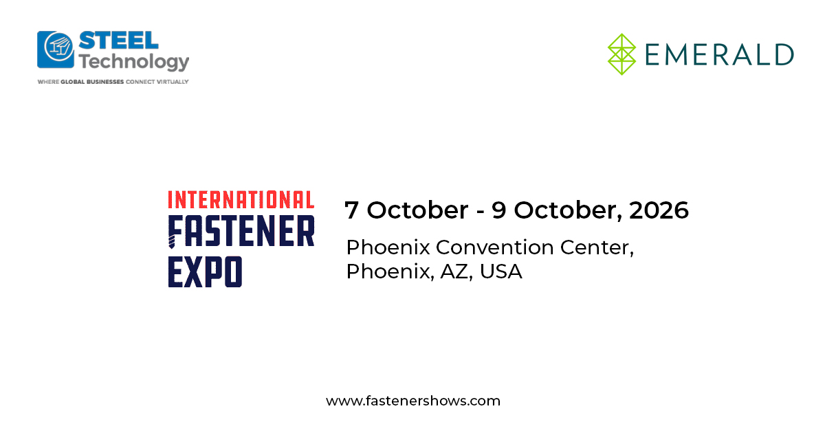International Fastener Expo 2026 🔩

Connect with global suppliers, explore cutting-edge fastener solutions &amp; network across the supply chain.

📅 Oct 7–9, 2026 | USA

🔗 steel-technology.com/events/interna…

#FastenerExpo #Manufacturing #SupplyChain #IndustrialEvents #B2B