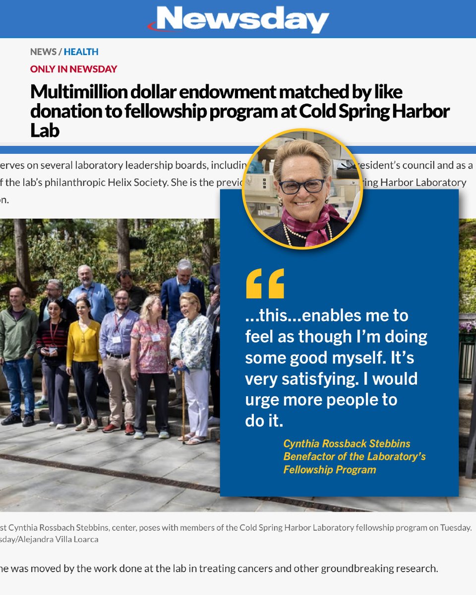 Cold Spring Harbor Laboratory tweet media