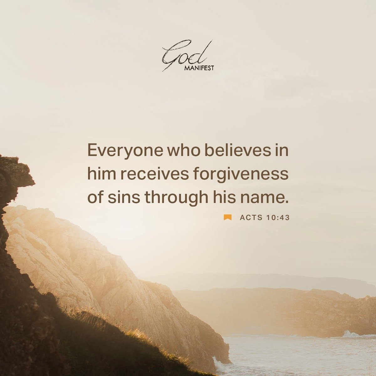 thegodmanifest's tweet image. Acts 10:43 NASB
Of Him all the prophets bear witness that through His name everyone who believes in Him receives forgiveness of sins.

#jesus #jesuschrist #JesusIsLord #ChristisKing #JesusSaves